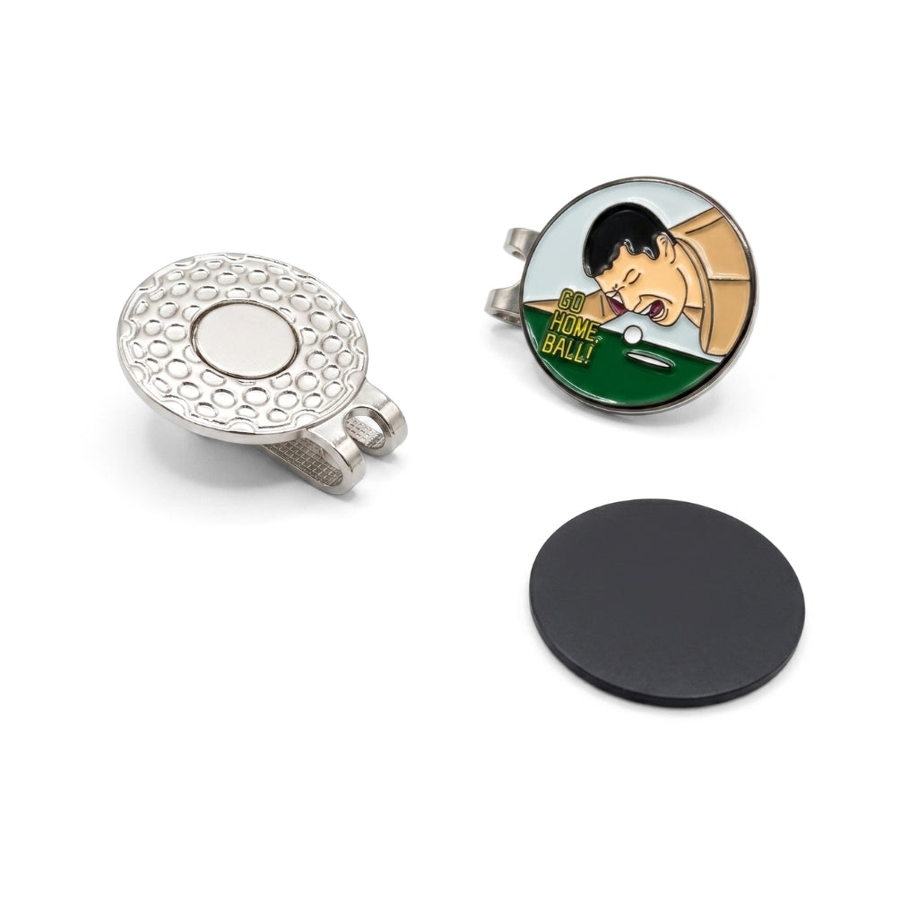 Go Home Ball! | Golf Ball Marker & Clip