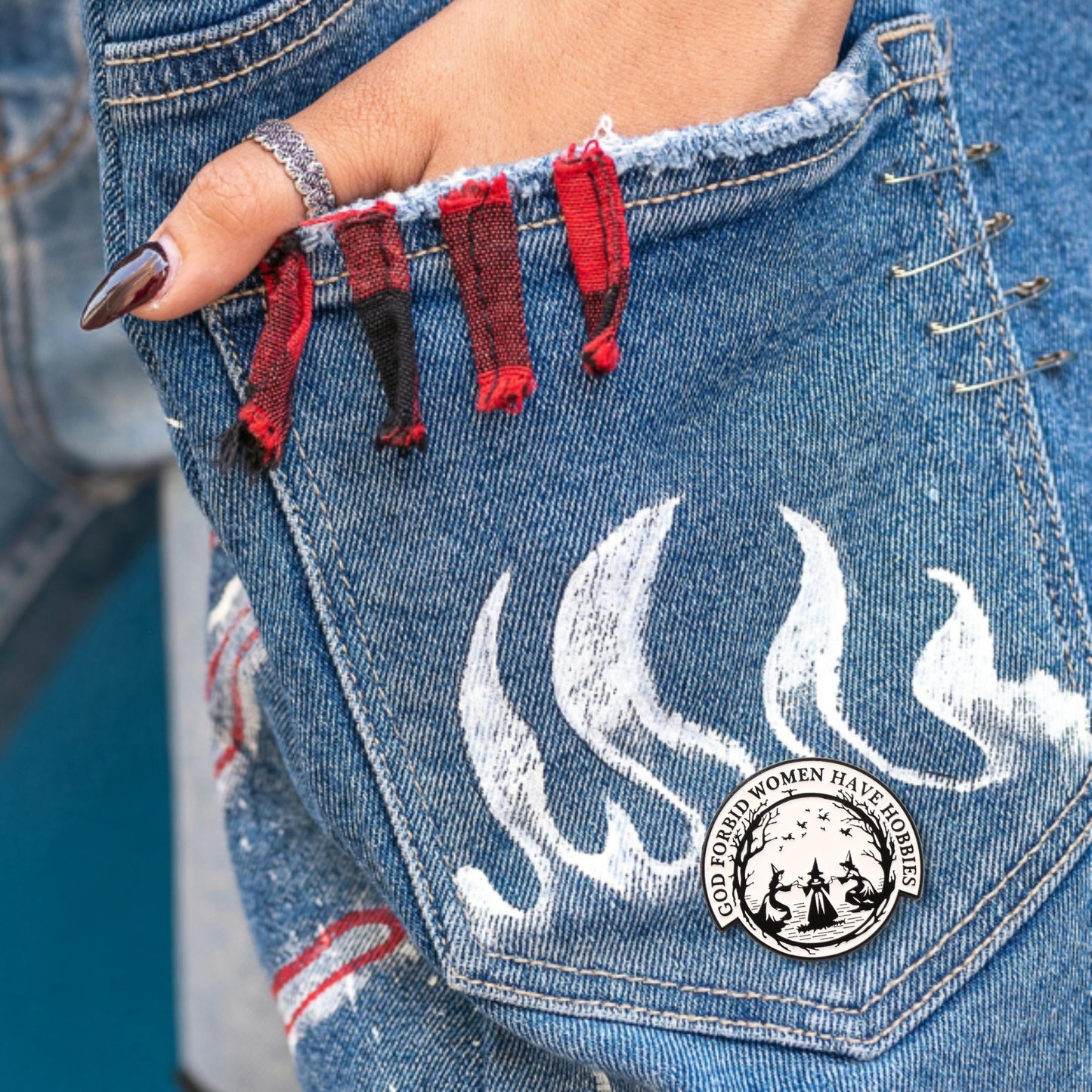 God Forbid Women Have Hobbies | Collectible Pin