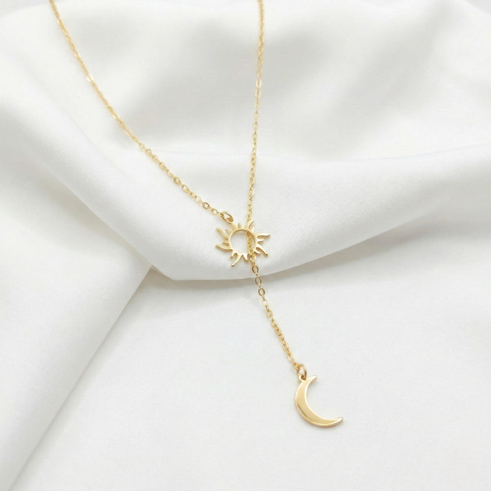 Golden Celestial Lariat | Necklace