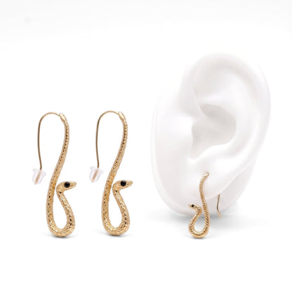 Golden Serpents | Earrings