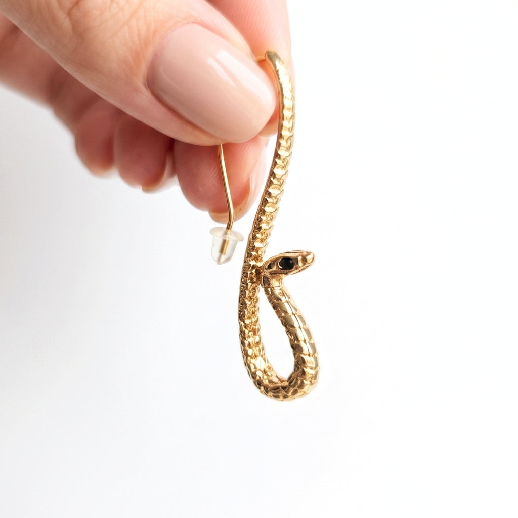 Golden Serpents | Earrings