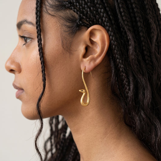 Golden Serpents | Earrings