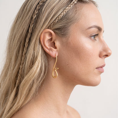 Golden Serpents | Earrings