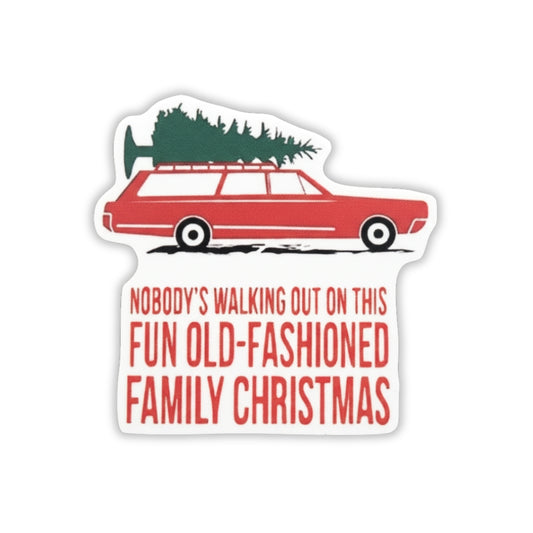 Fun Old Fashioned Family Christmas Vacation | Vinyl Sticker