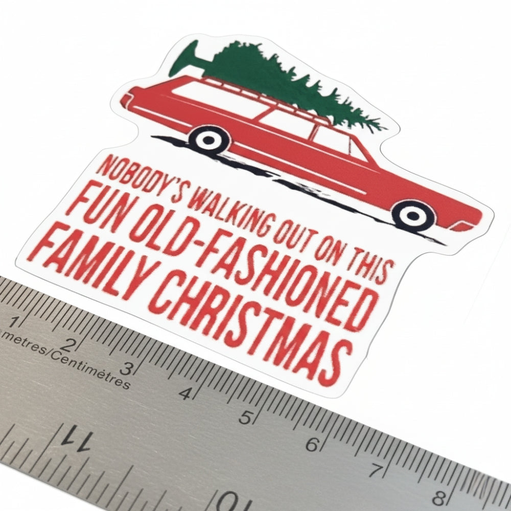 Fun Old Fashioned Family Christmas Vacation | Vinyl Sticker