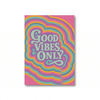 Good Vibes Only | Canvas Art Print