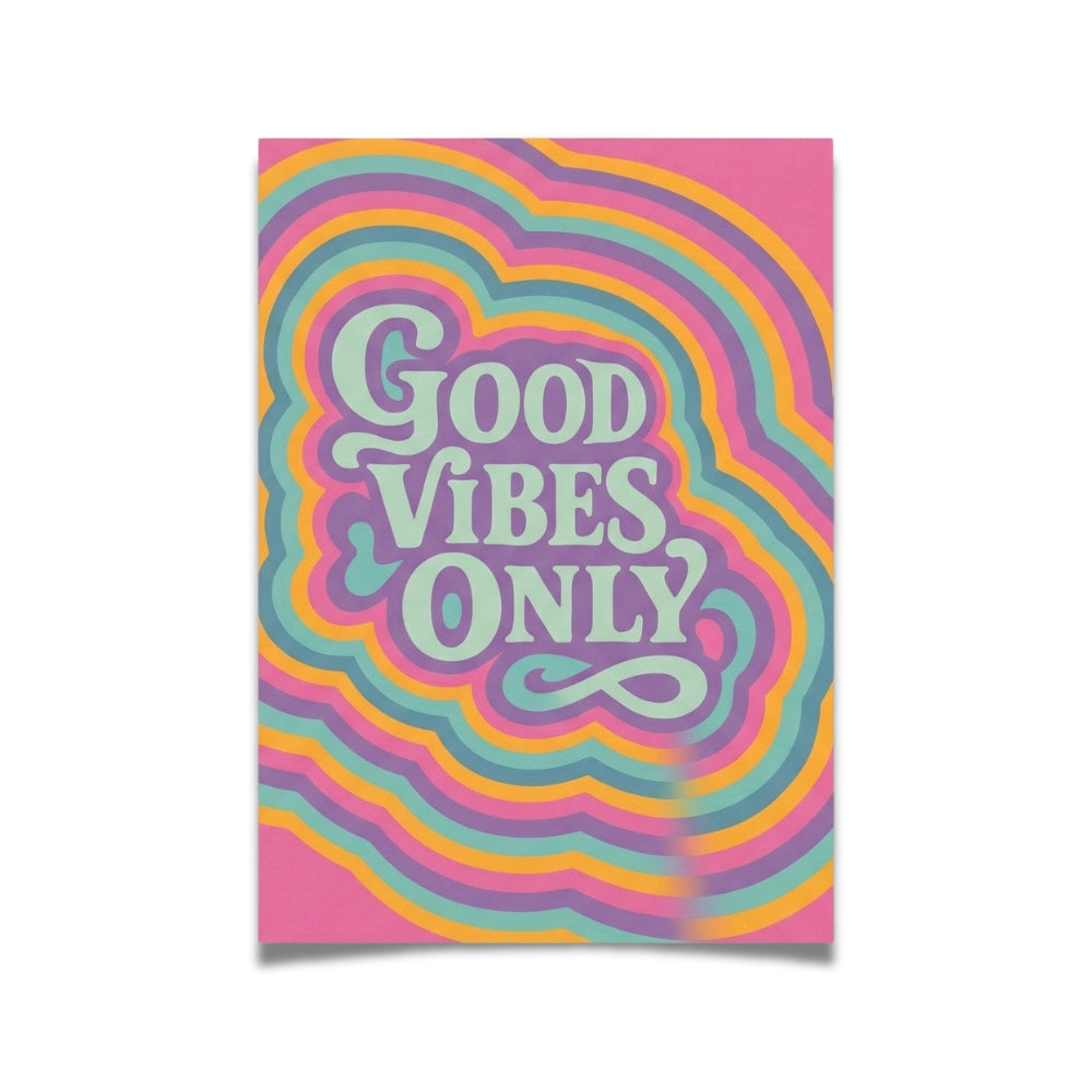Good Vibes Only | Canvas Art Print