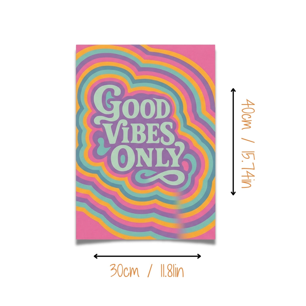 Good Vibes Only | Canvas Art Print