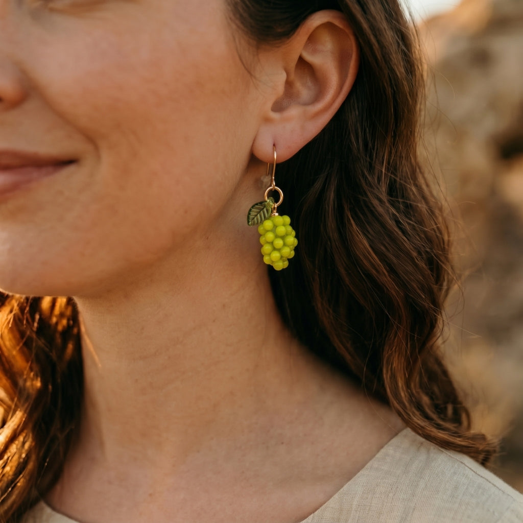 Green Grapes | Earrings