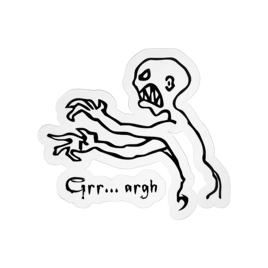 Grr... Argh | Vinyl Sticker