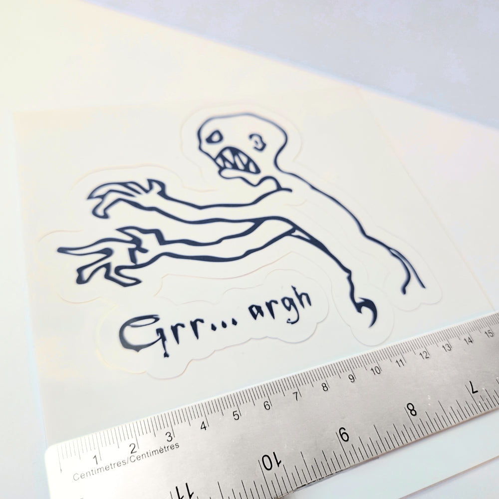 Grr... Argh | Vinyl Sticker