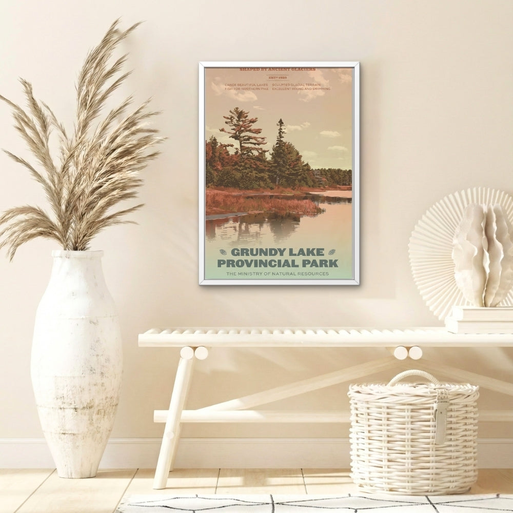 Grundy Lake Provincial Park | Canvas Art Print