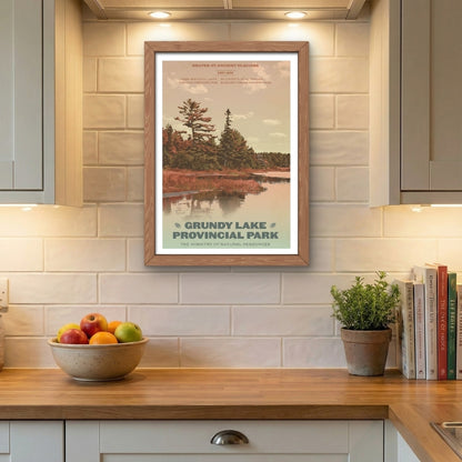 Grundy Lake Provincial Park | Canvas Art Print