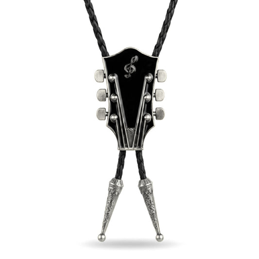 Guitar Headstock Bolo Tie | Necktie