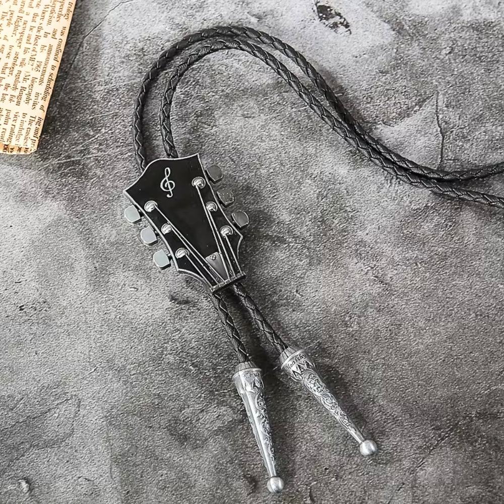 Guitar Headstock Bolo Tie | Necktie