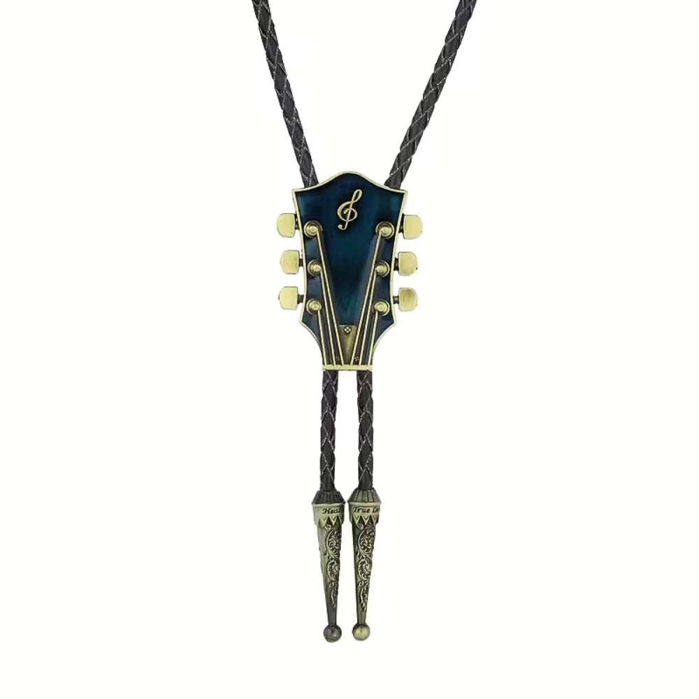 Guitar Headstock Bolo Tie | Necktie