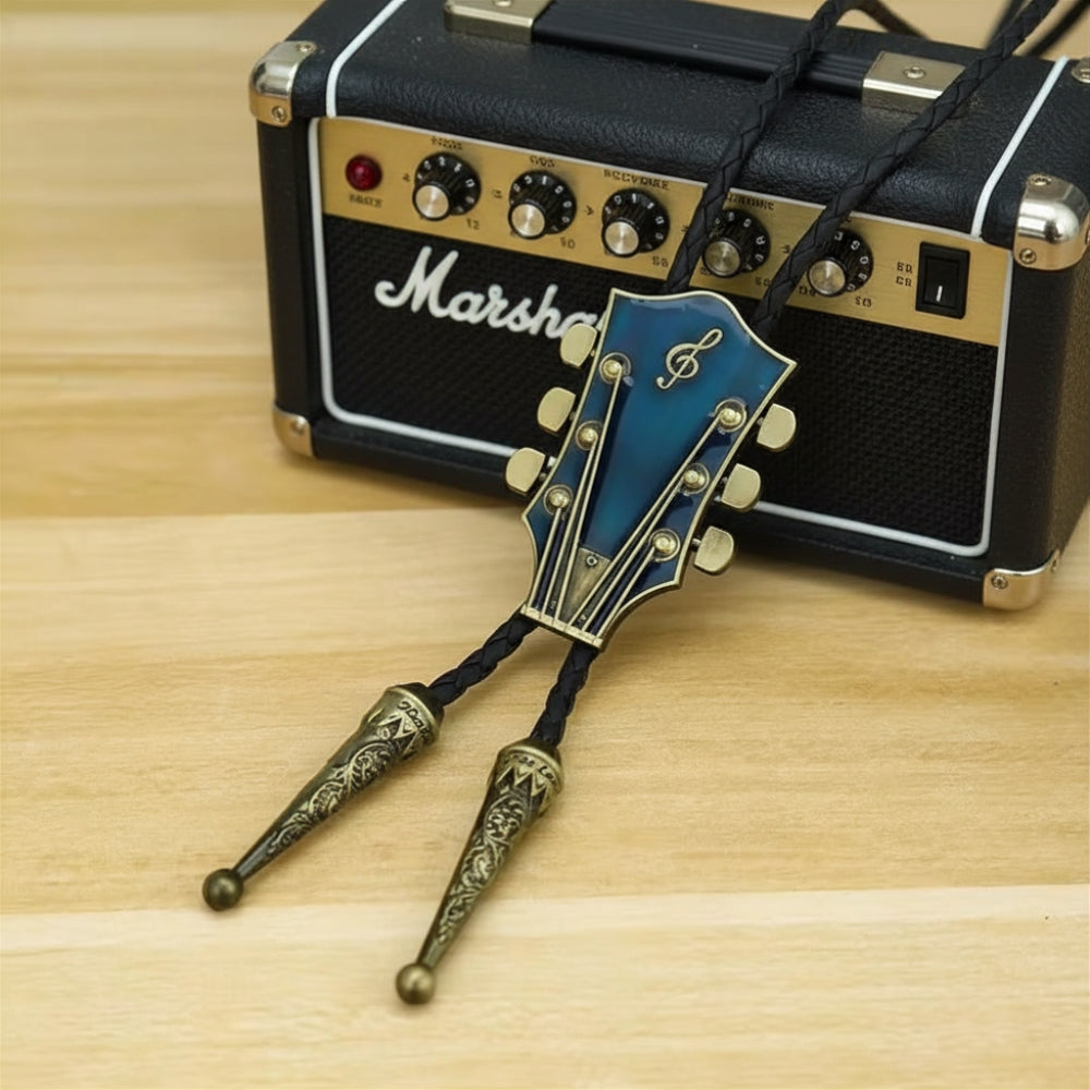 Guitar Headstock Bolo Tie | Necktie