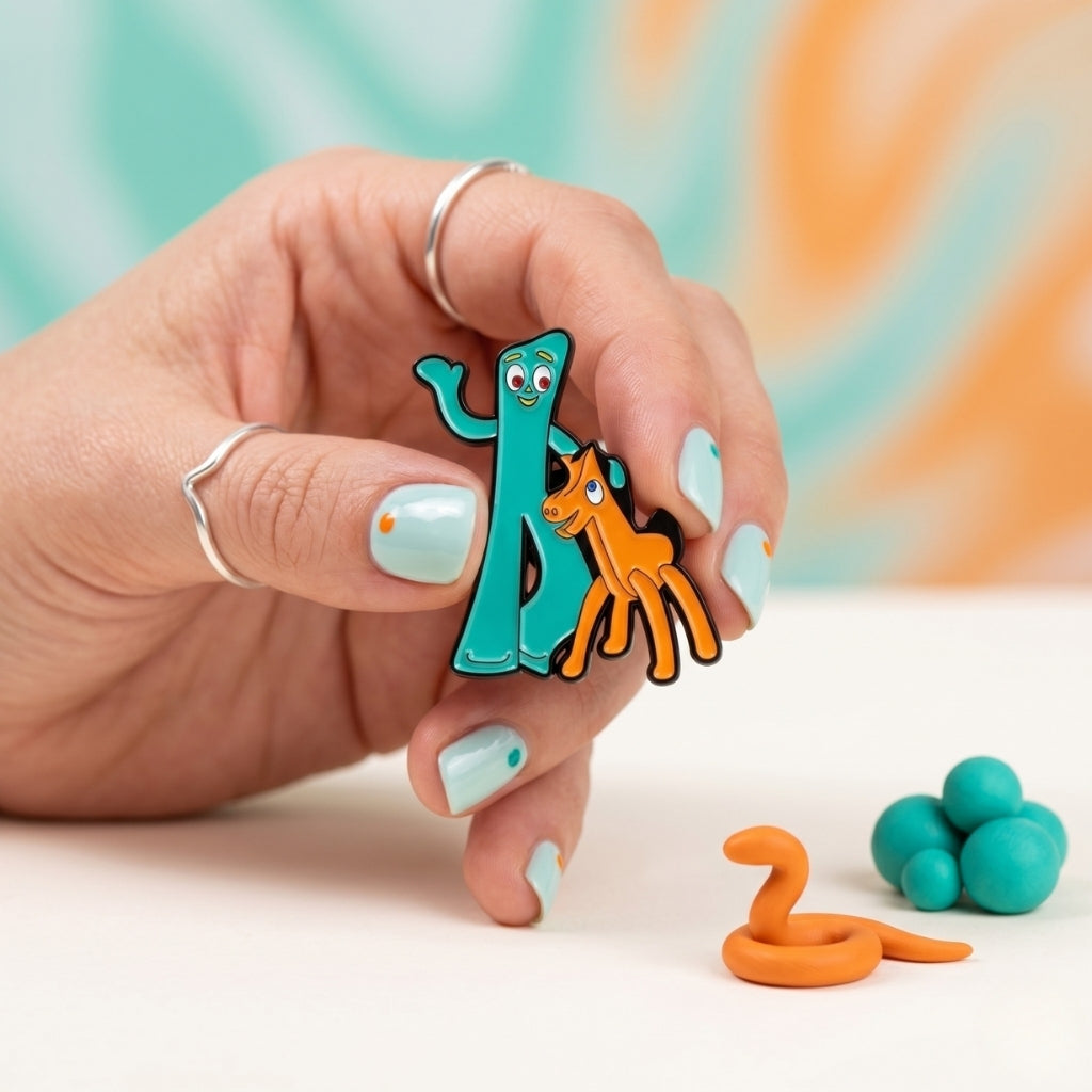 Gumby and His Pony Pal Pokey | Collectible Pin