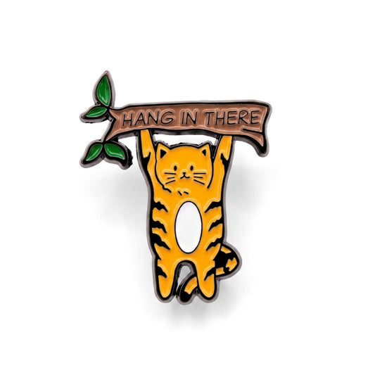 Hang In There Kitty | Collectible Pin