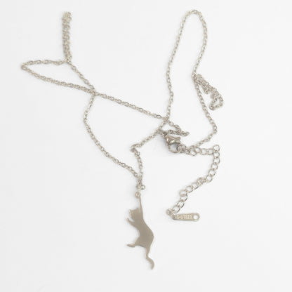 Hang In There Kitty Necklace