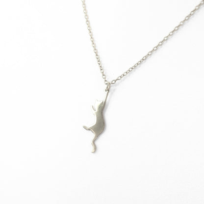 Hang In There Kitty Necklace