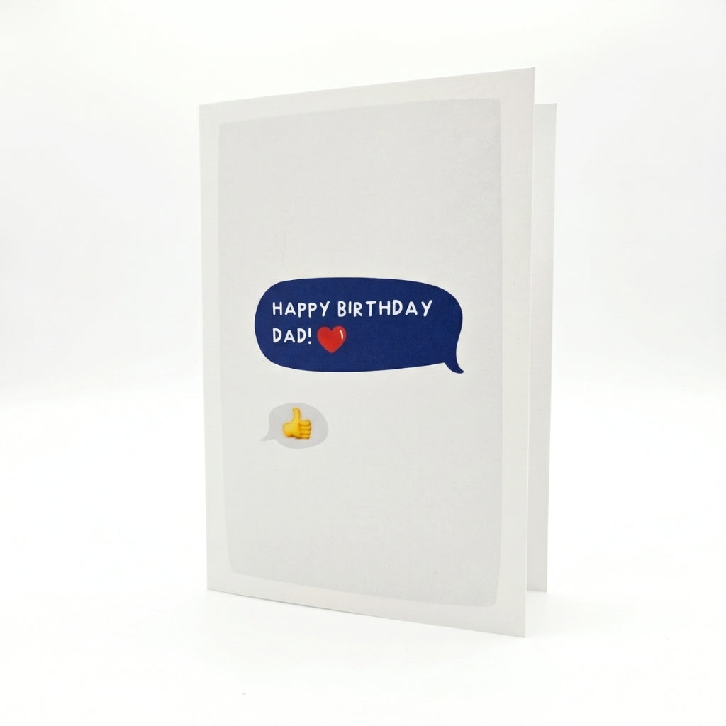 Happy Birthday Dad Text | Greeting Card