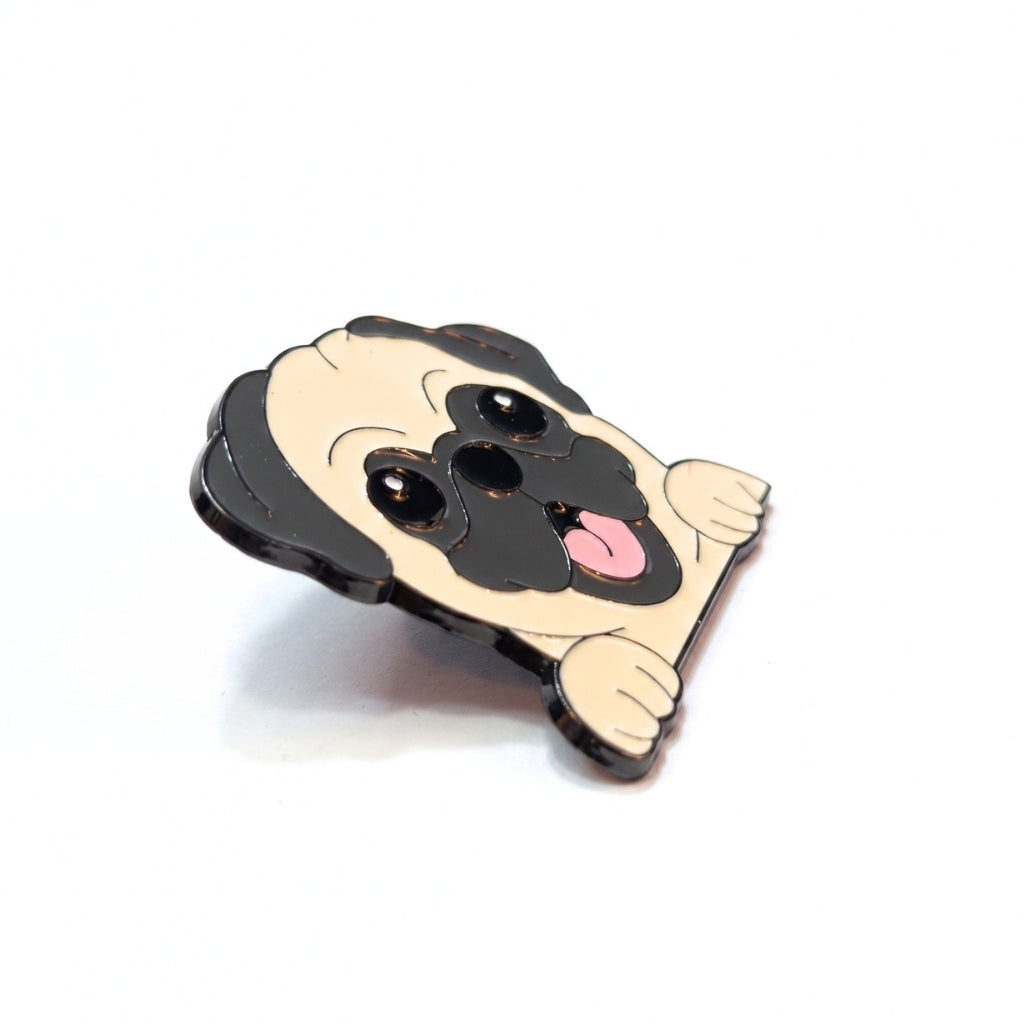 Happy Pug | Collectible Pin