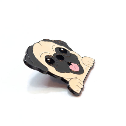 Happy Pug | Collectible Pin
