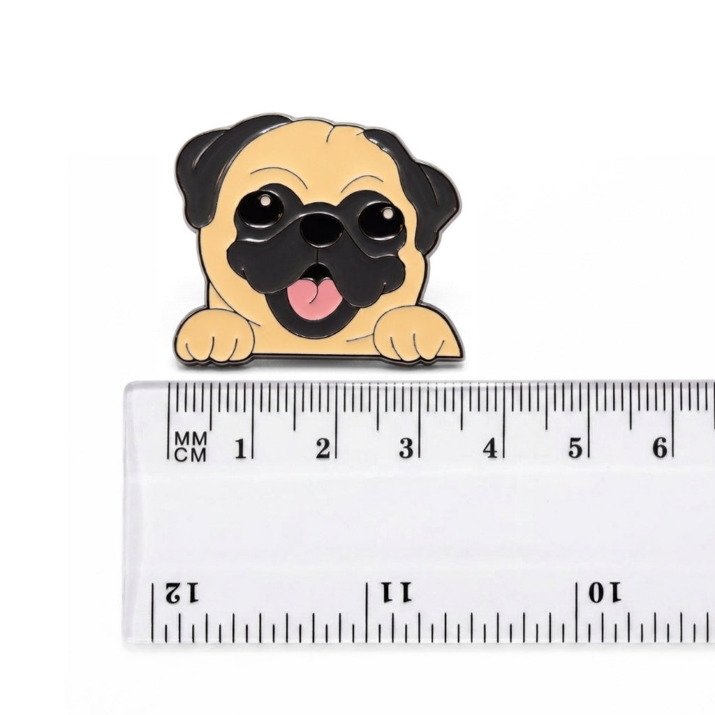 Happy Pug | Collectible Pin