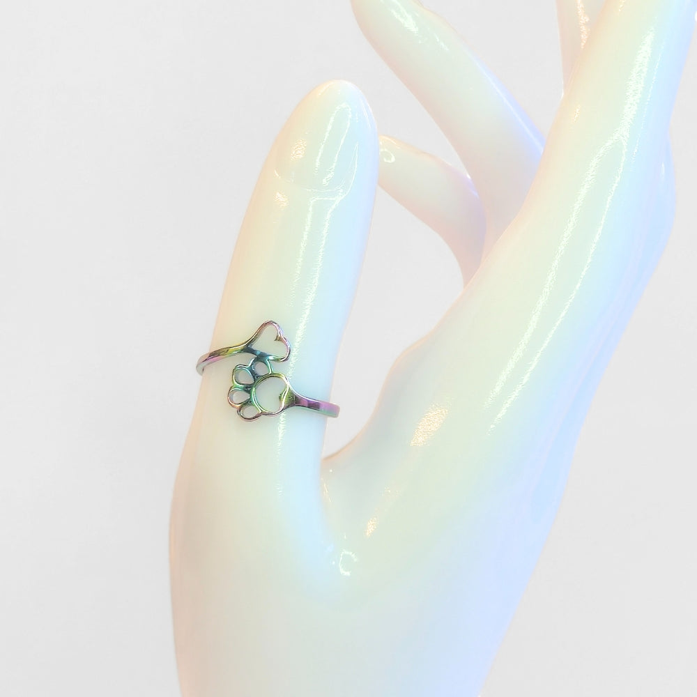 Heart & Paw Ring
