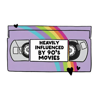 Fortement influencé par les films des années 90 | Autocollant en vinyle