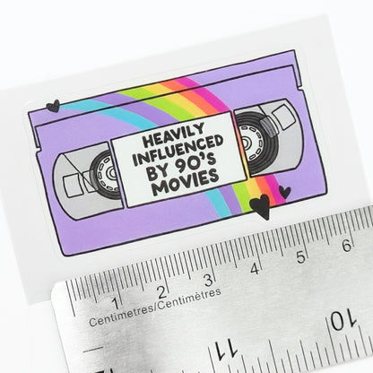 Fortement influencé par les films des années 90 | Autocollant en vinyle
