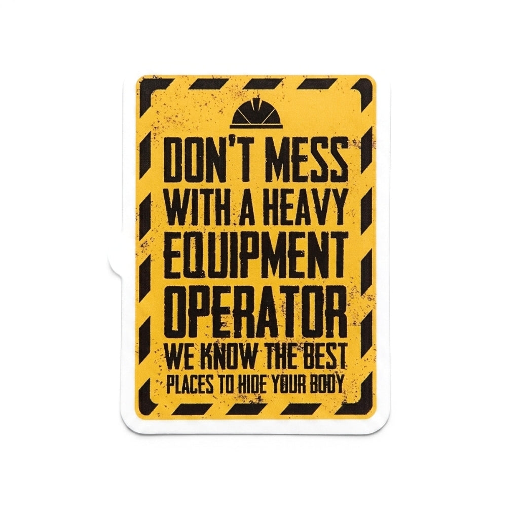 Heavy Equipment Operator [2-Piece Set] | Vinyl Sticker