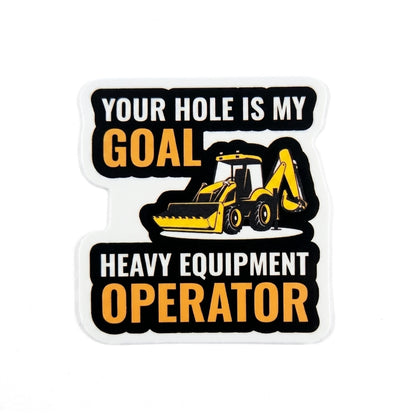 Heavy Equipment Operator [2-Piece Set] | Vinyl Sticker