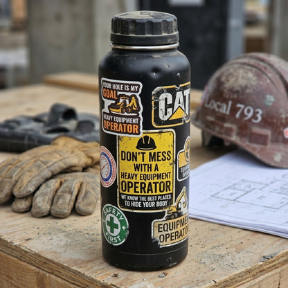 Heavy Equipment Operator [2-Piece Set] | Vinyl Sticker