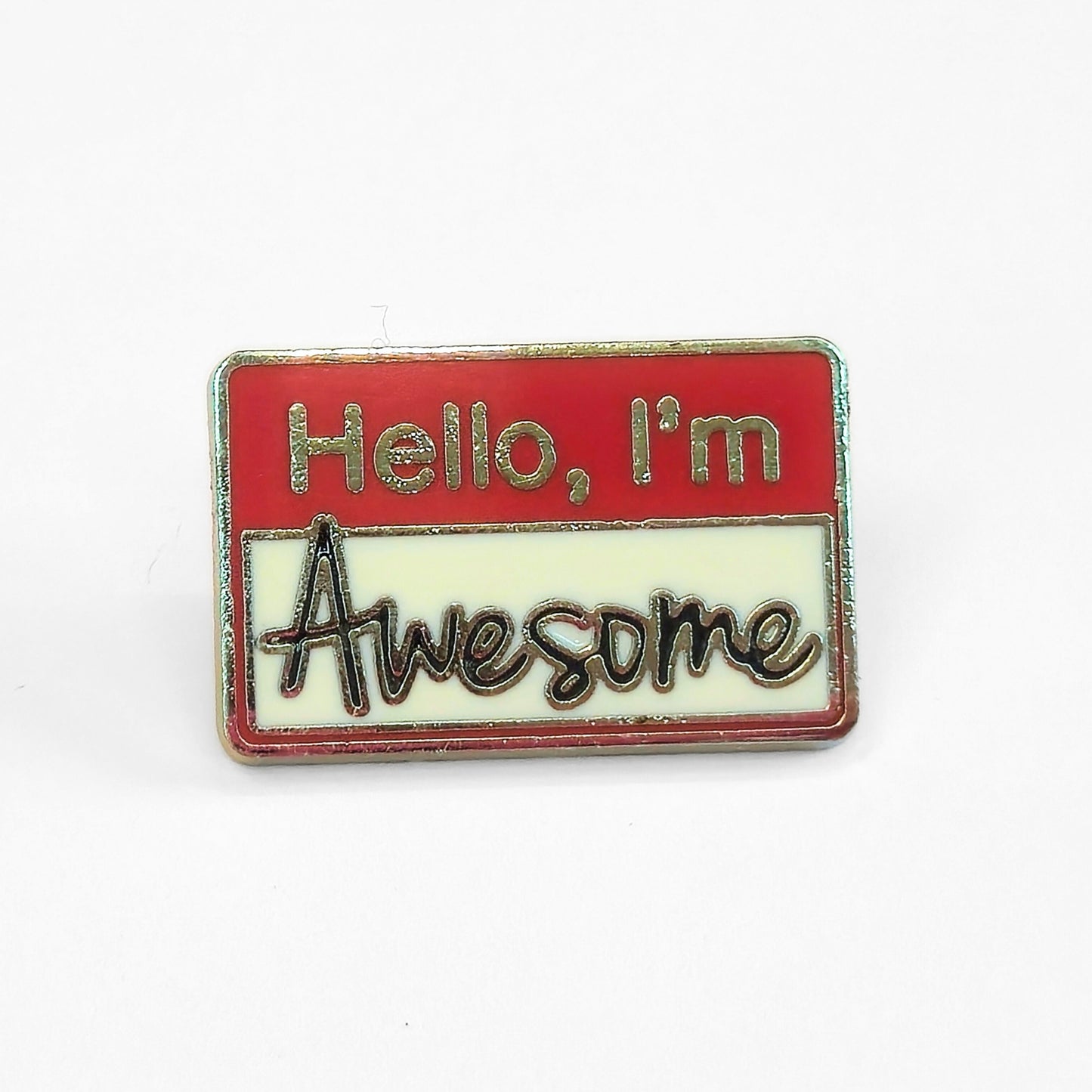 Hello I'm Awesome | Collectible Pin