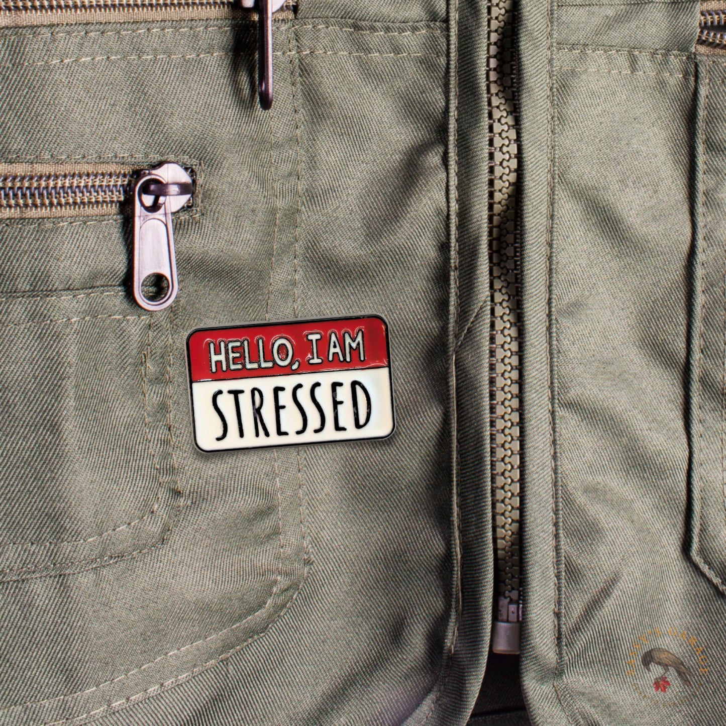 Hello, I Am Stressed | Collectible Pin