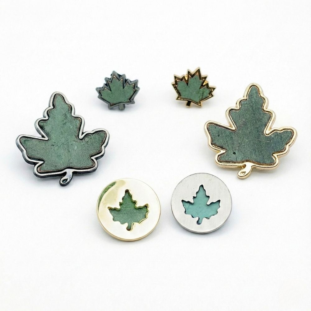 Historic Parliament Roof Copper Sterling Silver Drop | Earrings