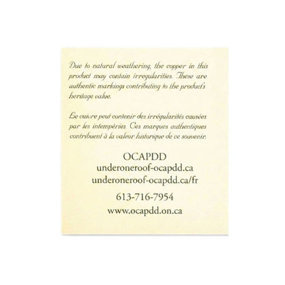 Historic Parliament Roof Copper Sterling Silver Drop | Earrings