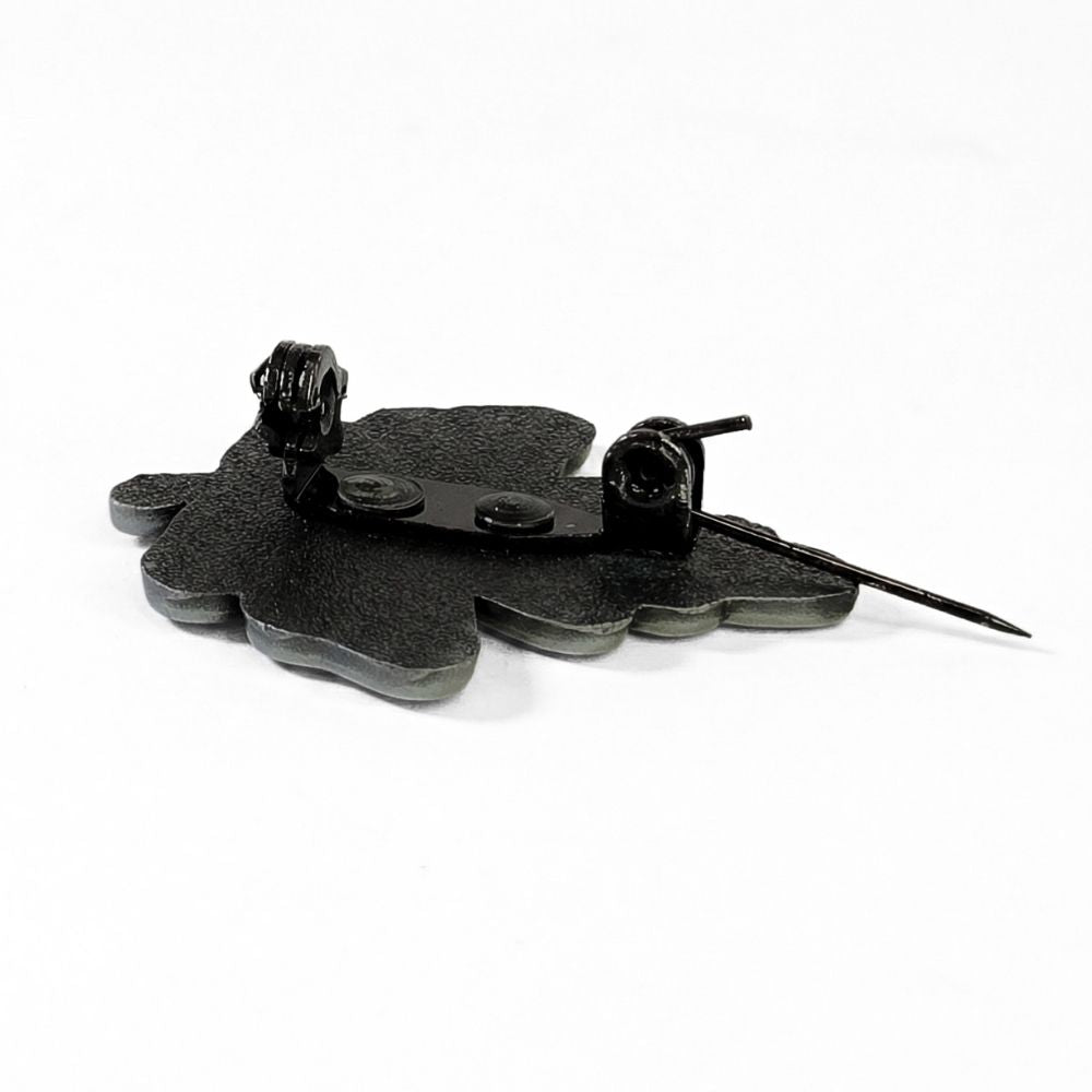 Broche en cuivre en forme de feuille d'érable du Parlement historique | Épingle de collection