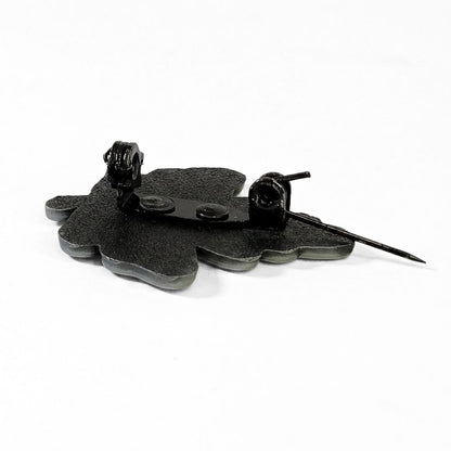 Broche en cuivre en forme de feuille d'érable du Parlement historique | Épingle de collection