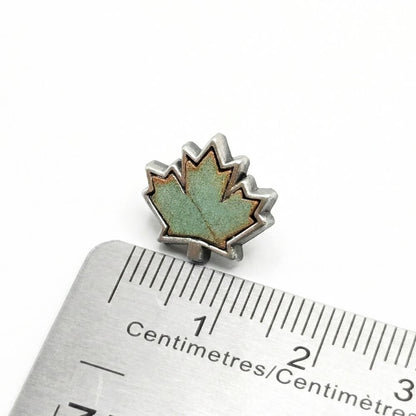 Historic Parliament Roof Copper Maple Leaf | Collectible Pin