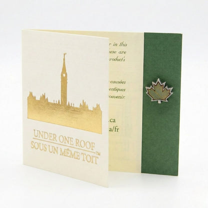 Historic Parliament Roof Copper Maple Leaf | Collectible Pin
