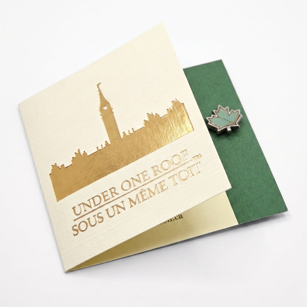 Historic Parliament Roof Copper Maple Leaf [Pewter] | Collectible Pin