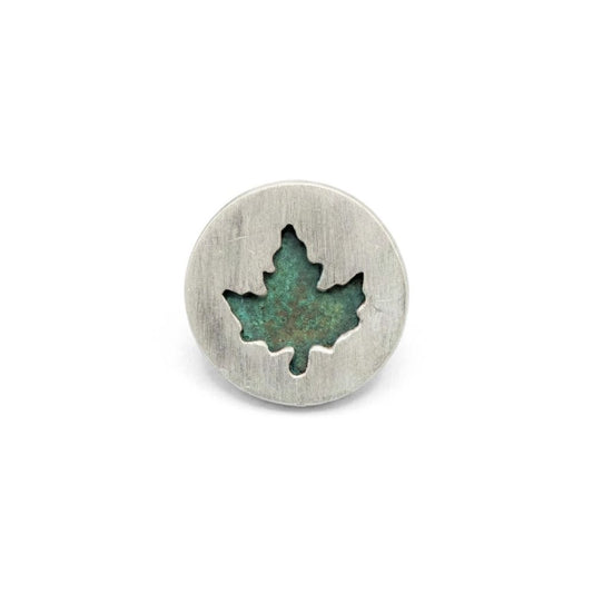 Historic Parliament Roof Copper Maple Silhouette | Collectible Pin