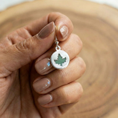 Historic Parliament Roof Copper Sterling Silver Drop | Earrings