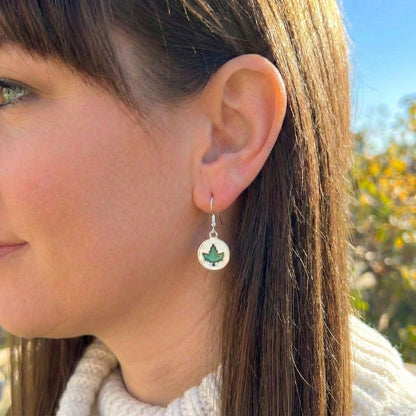 Historic Parliament Roof Copper Sterling Silver Drop | Earrings