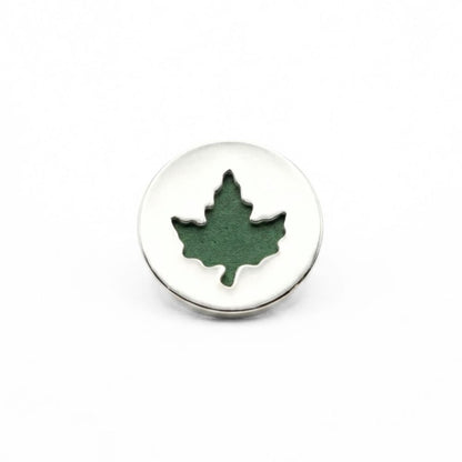 Historic Parliament Roof Copper Sterling Silver Maple Leaf | Collectible Pin