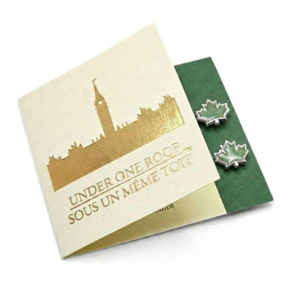 Historic Parliament Roof Copper Sterling Silver Studs | Earrings
