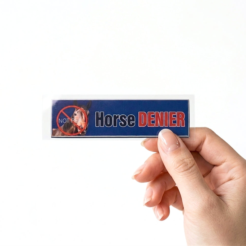 Horse Denier | Vinyl Sticker